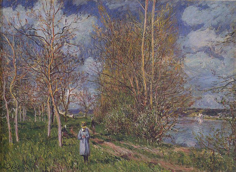 Alfred Sisley Flood at Port Marly, oil painting picture